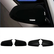 Black Side Mirror Caps for Audi A3 S3 8P 05-08 A4 S4 B6 B7 8E 8H, A6 S6 C6 4F Replacement Style Carb