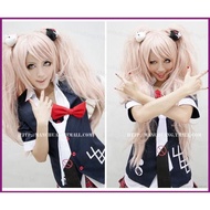 HT Anime Danganronpa Junko Enoshima Cosplay Wig Set - Student Uniform | Halloween Party