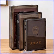 OKDEALS Certificate Storage Box, A4 Dustproof A4 File Box, Durable Transparent Plastic Multifunction