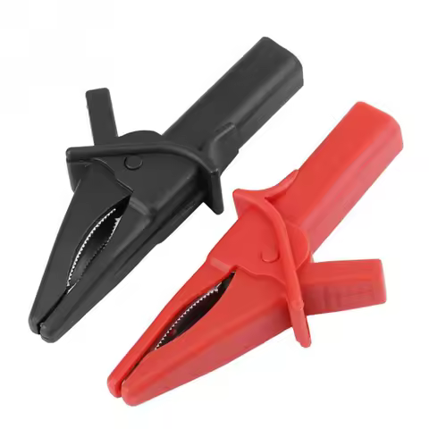 Hantek HT18A Positive And Negative Dolphin/Alligator Clip Suitable For Oscilloscope Red+Black Oscill