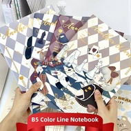 [R-625] LSL GIFTS B5 16K Size Notebook 76 Pages Horizontal Line Journal Book 38 Sheets Paper Color I