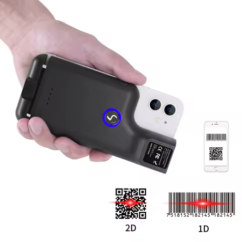 Wireless Scanner Phone Back Clip Portable Handheld Document Photo Scanner for iOS Android Mobile Off