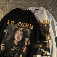 Women's Short Sleeved T-shirt Plus Size Retro Girls' Top New Oversize Dropping Feel Lazy Fried Stree