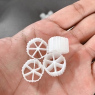 1kg Hạt Lọc Nước Kanet 6 Cánh Viên Lọc Kaldnes Vật Liệu Lọc Nước Hồ Cá Bể Cá Cảnh Hồ Cá Koi