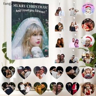 F1MY Taylor Swift 24 Day Christmas Advent Calendar Ornaments For Music Lovers 2D Flat Acrylic Orname