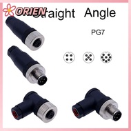ORIEN M12 Sensor Connector, Male Female Socket Connector M12 Aviation Plug, M12 Sensor Cable Connect