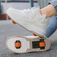 Runaway Shoes Roller Skate Girls Shoes Double Wheel Walking Shoes Hidden Skate Skate Laces Wheel Sho