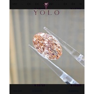YOLO Lab-grown diamond Oval 7.55ct Fancy Intense Pink--8707954263074