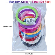 32 Colors 3D Pen Filament 1.75mm PLA Each Color 10Feet(3m) Total 320 Feet (96m) 3D Pen Filament Refi