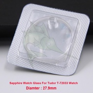 High End Sapphire Watch Glass Parts 27.9mm Sapphire Watch Glass with Waterpoof Gasket Ring for Tudor T 72033 Men Watches Accessories