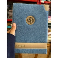 COVER FOR A5 Quran (15.5X22.5X3.5) SOFT JEANS MATERIAL, CANVAS (not including the Quran)