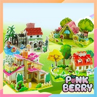 PINK BERRY 6354 Educational Puzzle Toys for Children 3D Paper House 3D Puzzle Paper House 3D Educati