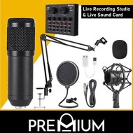 BM 800 /  Y8 / SD306 / YS29 V8S Sound Card Condenser Microphone Sound Recording Radio Singing KTV Karaoke Live broadcast