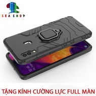 [TẶNG CƯỜNG LỰC FULL MÀN] Ốp lưng Samsung Galaxy A20 SM-A205 / IRON MAN iRing chống sốc Samsung A20 
