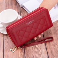 Clsso Klare 2-zip wallet with many luxurious compartments