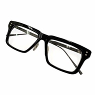 全新未使用 ▲ DITA DTX461 LATARO 方形眼鏡 黑色金屬黑 53□17-145 示範鏡片 日本製造 男士