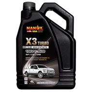 Dầu nhớt xe ô tô xe tải NANOIL USA 10W40 - 10W50 (4L - 5L - 6L)