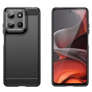 Soft Carbon Fiber Case for Moto G15 Shockproof Phone Cover for motorola g15 Brushed Texture Cases