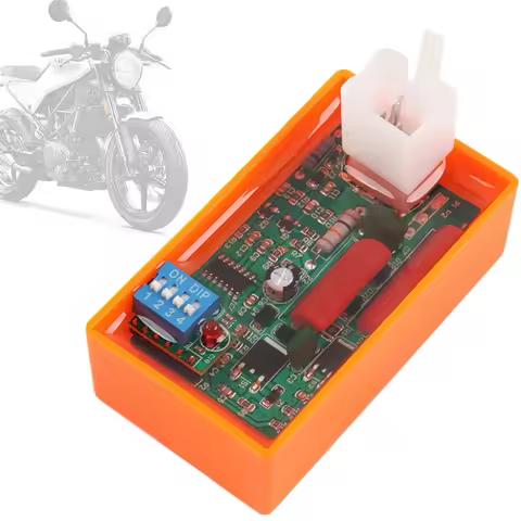 5 Pin AC CDI Box with DIP Switch Motorcycle Lgnition Speed limit4000-12000 For WAVE100 Racing YX140