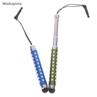 {Miobayline} 5pcs Retractable Three-tier With Rhinestone Capacitive Touch Screen Stylus Pen new