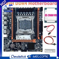 X99H Motherboard+E5 2660 V3 CPU B85 LGA2011-3 4X DDR4 REG ECC RAM Slots M.2 PCIE SATA3.0 X99 Desktop