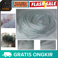 (BERKUALITAS) Jaring Pancing Ikan Lempar Fishing Throw Net Cage 3x12m / jaring perangkap ikan bentangan / jala cina lempar ikan bahan nilon / jaring jala perangkap ikan udang kepiting sungai kolam sawah rawa / perangkap jerat burung murah awet kuat inport