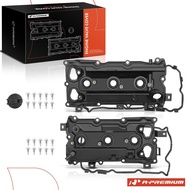 A-Premium 2 and Engine Valve Cover Suitable for Infiniti EX35 FX35 G35 M35 Q50 Q70 V6 3.5L-