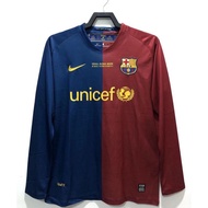 READY STOK RETRO LONG SLEEVE JERSEY RETRO BARCELONA HOME FINAL ROMA 2009 LS GRADE ORI