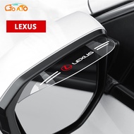 GTIOATO 2PCS Car Rearview Mirror Rain Shield Shade Cover Auto Rain Eyebrow For Lexus IS250 UX200 ES250 ES300H IS300 IS350 IS300H RX270 NX200T UX250H LC RC