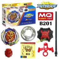 [MQ] Beyblade Burst DB B-201 Beyblade Toy Zest Achilles.11 Starter With Launcher MQ Brand Set Spinni
