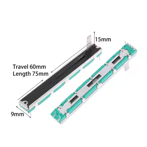 1Pcs Slide Potentiometer Double Linear 10K Potentiometer Potentiometer Resistor B103 10K Ohm