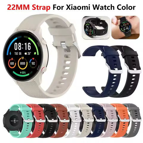22mm Watch Band For Xiaomi Watch s1/s1 Active S3/S4 Strap Replacement Strap For Xiaomi Mi Watch Colo