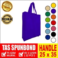 Tas Spunbond Handle 25x35 Satuan - Warna Ungu