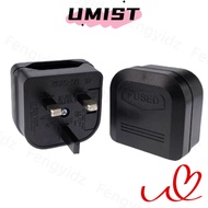 UMISTYDREAMC9 EU to UK Power Socket, PC 2 Pin to 3 Pin Travel Plug Adapter,  250v Portable Plug Conv