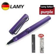 LAMY Safari Rollerball Pen ของแท้100% （สีม่วง）ปากกาโรลเลอร์บอล ลามี่  ไส้ปากกาโรลเลอร์บอล LAMY M63 ห