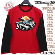 INDONESIAN LONG-SLEEVED T-SHIRT CODE W474 JUMBO SIZEBIG 2XL 3XL 4XL 5XL 6XL 7XL 8XL 9XL 10XL 11XL 12