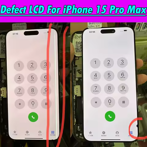 Defect 6.7" LCD For iPhone 15 Pro Max Lcd Touch Screen Digitizer Assembly For iPhone 15ProMax A2849 