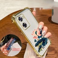 Four Corners-Blue Flower OPPO A57 4G 2022-OPPO A57 5G 2022-OPPO A77-OPPO A77S-OPPO A57E