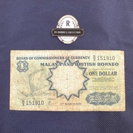 Malaya & British Borneo⛵️ Vintage Banknotes $1 Dollar - Clearance Offer🔥