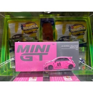 Mini GT Lbwk Fiat Abarth 595 Pink