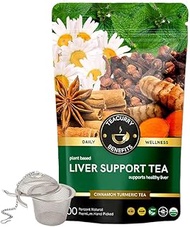 Teacurry Liver Detox Tea (100 Grams Loose With Infuser) - Helps in Liver Cleanse | Liver Detox, Main