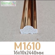 M1610/Metallic Gold wainscoting/pvc wainscoting