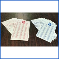 ∩ ❤ ┗ ENDING CARD , PBA CARD , BACK TO BACK ENDING CARD SMALL & medium&big,1BUNDLE (100PCS)