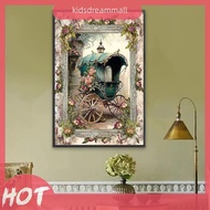 [KidsDreamMall.my] Carriage Full DIY 5D Square Drill Diamond Art Diamond Painting for Adults/Beginne