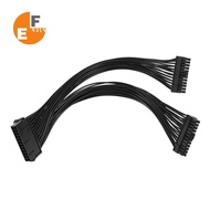 Dual PSU Power Supply 24-Pin ATX Motherboard Splitter Cable,24Pin(20+4) for ATX Motherboard Extensio