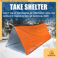 TENDA TaffSPORT Emergency Tent Shelter Camping Thermal Tube Tent 150x240cm - RM15