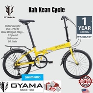 OYAMA BIKE TAIWAN (ORIGINAL) - Skyline M300 - Folding Bike - Basikal Lipat - 折叠自行车 - Wheel Sizes 20 Inch / 406
