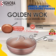 Signora | Golden Wok/Frying Pan 30cm