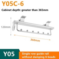 ◇ Wardrobe Clothes Rail Retractable Cabinet Inner Clothes Rack Top-Mounted Telescopic Push-Pull Hang