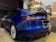 Tesla Model 3 Model Y 真碳纖維尾翼 model3 modely